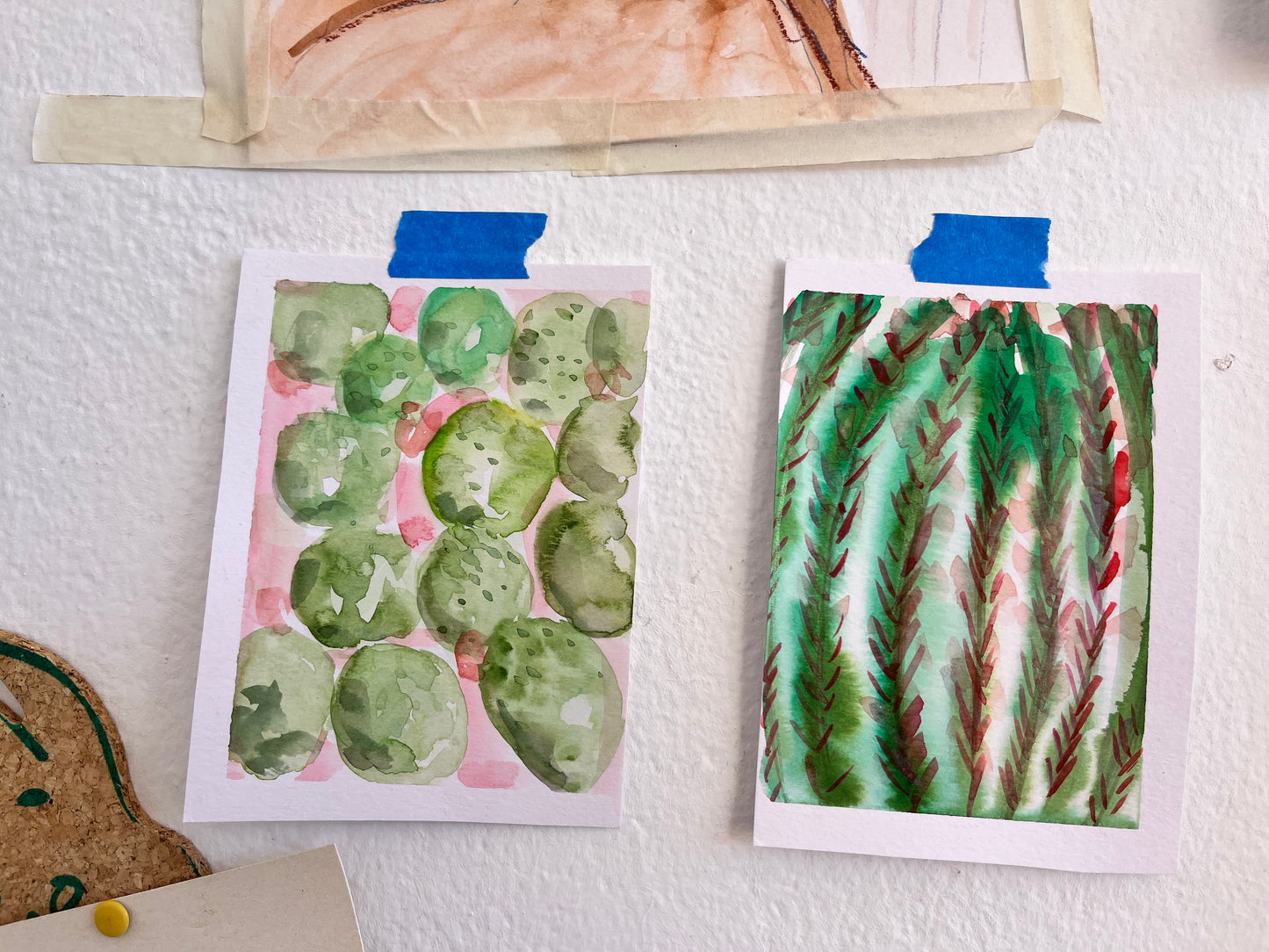Taller de Acuarela: cactus y flores