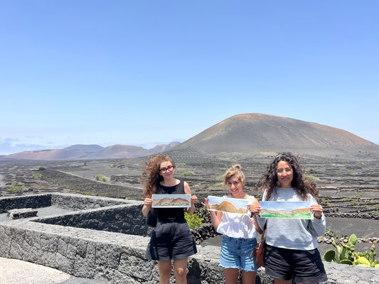 Vineyards and volcanoes Art Day Experience